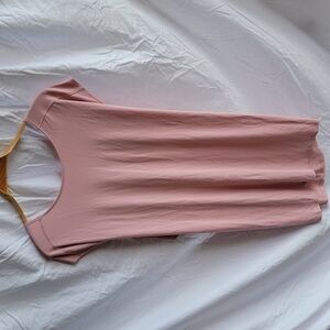 Shift dress with open back